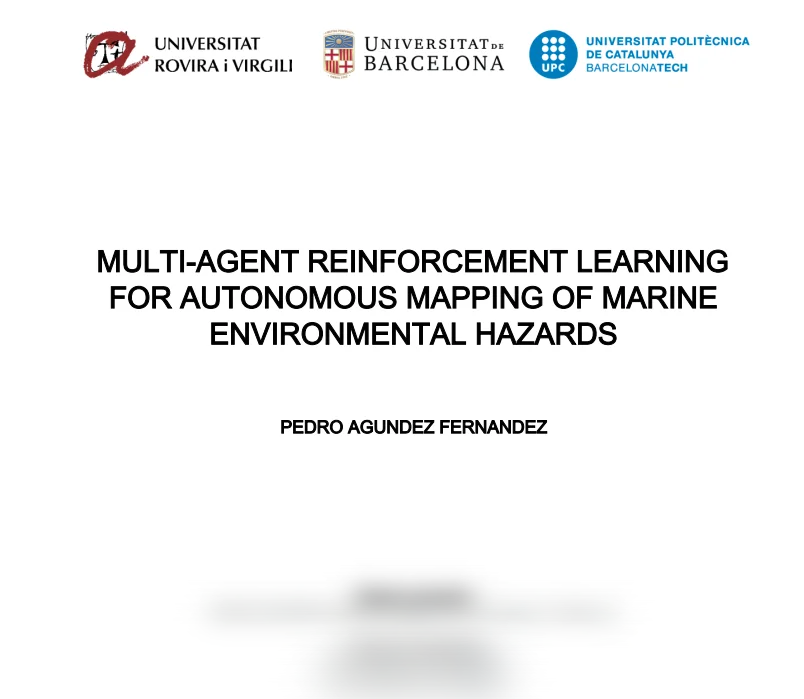 Master thesis project cover